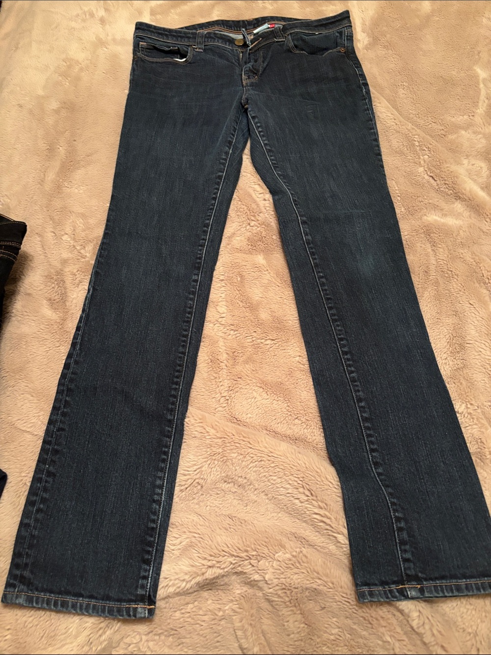Uniqlo Dark Blue Boot Cut Jeans
